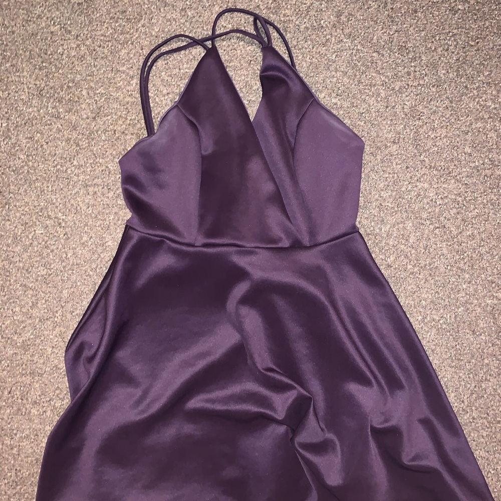 Short purple dress